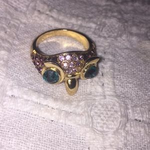 ON HOLD Owl colored Jeweled Ring ON HOLD ON HOLD